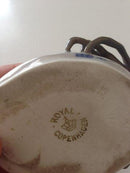 Royal Copenhagen Art Nouveau Krystal Glasur Skål med krabbe og søstjerne - Danam Antik