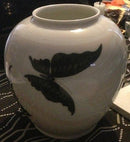 Royal Copenhagen Art Nouveau Unika Vase af Jenny Meyer fra 1903 med sommerfugle - Danam Antik