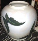 Royal Copenhagen Art Nouveau Unika Vase af Jenny Meyer fra 1903 med sommerfugle - Danam Antik