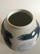 Royal Copenhagen Art Nouveau Unika Vase med 3 Gribbe af Theodor Fischer fra 1902 No 8308 - Danam Antik