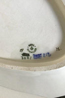 Royal Copenhagen Blå Fiskefad med Guld No 3001 - Danam Antik