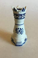 Royal Copenhagen Blå Tranquebar De Hellige Tre Konger Lysestager - Danam Antik