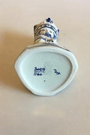 Royal Copenhagen Blå Tranquebar De Hellige Tre Konger Lysestager - Danam Antik