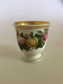 Royal Copenhagen Empire kopper med blomster motiv - Danam Antik