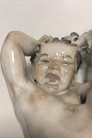 Royal Copenhagen Figur af Faun i kamp med en hane No 3083 - Danam Antik
