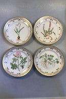 Royal Copenhagen Flora Danica Frokosttallerkener No 20/3550 (Jubilæumsæt på 4 tallerkner) - Danam Antik