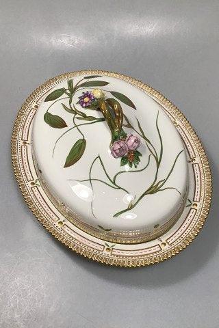 ロイヤルコペンハーゲン フローラダニカ 蓋付き皿 No 20/3567 オーバル