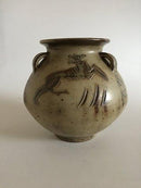Royal Copenhagen Jais Nielsen Vase i Sung Glasur No 2757 - Danam Antik