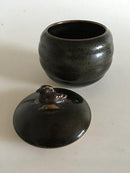 Royal Copenhagen Knud Kyhn Stentøjs Lågkrukke med And No 20509 - Danam Antik