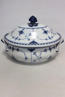 Royal Copenhagen Musselmalet Halvblonde Oval Terrin nr. 596 - Danam Antik