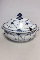 Royal Copenhagen Musselmalet Halvblonde Oval Terrin nr. 596 - Danam Antik