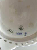 Royal Copenhagen Musselmalet Helblonde med Guldkant Lysestager No 1008 - Danam Antik