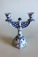 Royal Copenhagen Musselmalet Helblonde Sæt af to Lysestager No 1/1169 - Danam Antik