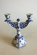 Royal Copenhagen Musselmalet Helblonde Sæt af to Lysestager No 1/1169 - Danam Antik