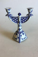 Royal Copenhagen Musselmalet Helblonde Sæt af to Lysestager No 1/1169 - Danam Antik