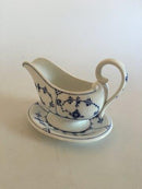 Royal Copenhagen Musselmalet Riflet Saucekande med Underskål No 200 - Danam Antik