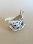 Royal Copenhagen Musselmalet Riflet Saucekande med Underskål No 200 - Danam Antik