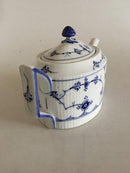 Royal Copenhagen Musselmalet Riflet Tekande med Låg No 255 - Danam Antik