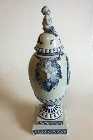 Royal Copenhagen Musselmalet Unika Vase af Oluf Jensen Bonnesen Stel - Danam Antik