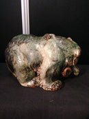 Royal Copenhagen Stentøjsfigur af Bjørn og Slange af Knud Kyhn No 20213 - Danam Antik