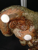 Royal Copenhagen Stentøjsfigur af Bjørn og Slange af Knud Kyhn No 20213 - Danam Antik