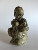 Royal Copenhagen Stentøjsfigur af Negerdreng med kat nr. 20244 - Danam Antik