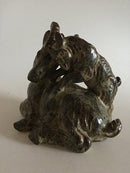 Royal Copenhagen Stentøjsfigur af Vædder med kid af Knud Kyhn No 21642 - Danam Antik