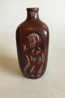 Royal Copenhagen Stentøjsvase med relieffer, okseblodsglasur No 2369 - Danam Antik