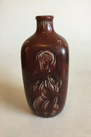 Royal Copenhagen Stentøjsvase med relieffer, okseblodsglasur No 2369 - Danam Antik