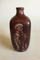 Royal Copenhagen Stentøjsvase med relieffer, okseblodsglasur No 2369 - Danam Antik