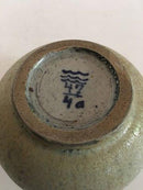 Royal Copenhagen Stentøjsvase Vase / Vessel i Fugleæg Glasur med Bronze Låg No 47/4A. - Danam Antik