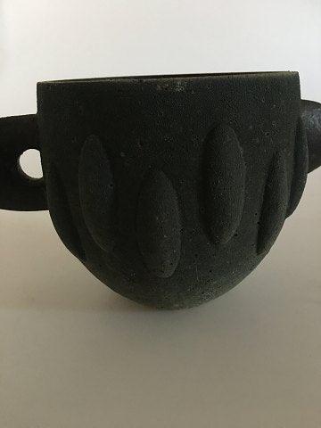 Royal Copenhagen Unika Stentøjsvase af Pia Langelund - Danam Antik