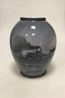 Royal Copenhagen Unika Vase af Christian Benjamin Olsen fra Maj 1913 - Danam Antik