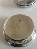 Royal Copenhagen Valdemar Engelhart porcelæn Monteret i en Erik Magnussen Sølv Pilleboks fra 1913 - Danam Antik