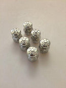 Sæt på 6 Salt/peberbøsser Amerikansk Sterling Sølv - Danam Antik