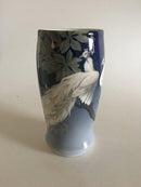 Sjælden Bing & Grøndahl Vase med Påfugle Motiv No 4603/95 - Danam Antik
