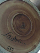 Stor Ebbe Sadolin Keramisk Stentøjsvase fra Bing & Grøndahl No. C.87 - Danam Antik