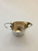 Svensk Sølv flødekande fra 1888 med nøgen mand og pige - Danam Antik