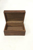 Teaktræsæske med indlagt sølv udført af Anton Michelsen. - Danam Antik