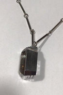 Wiwen Nilsson Sterling Sølv Halskæde med Bjerkrystal Vedhæng - Danam Antik